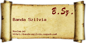 Banda Szilvia névjegykártya